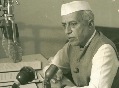 Pandit Jawaharlal Nehru. Picture credits PTI