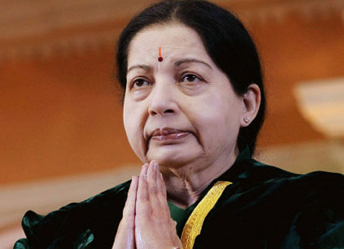 Tamil Nadu Chief Minister J Jayalalithaa during the 155th Convocation of the University of Madras in Chennai. PTI Photo