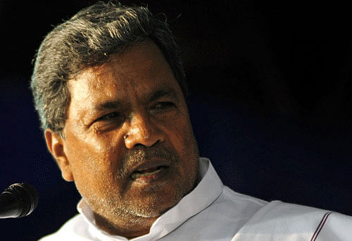 Karnataka Chief Minister Siddaramaiah DH File Photo