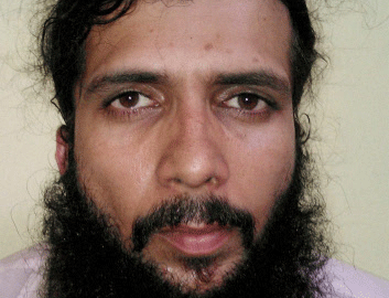 Yasin Bhatkal, the Indian Mujahideen mastermind and a key suspect in several terror blasts since 2008, who has been arrested in a joint operation by the central intelligence agencies and the Bihar Police from India-Nepal border. PTI Photo