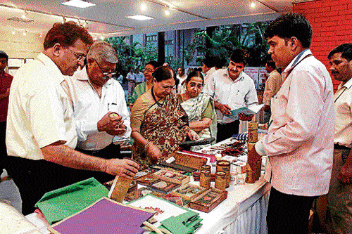 An exhibition  of artwork  and handicraft by Tihar  jail inmates left visitors awestruck