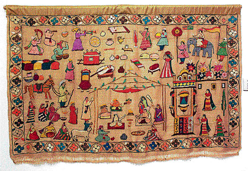 TREASURE: Rich textile heritage of India on display at the IGNCA.