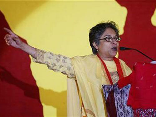 Pakistan's prominent human rights activist Asma Jahangir.