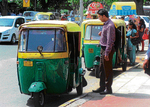 helpless Auto drivers in Noida recently went on a strike demanding meters and standardisation of fares, akin to Delhi.