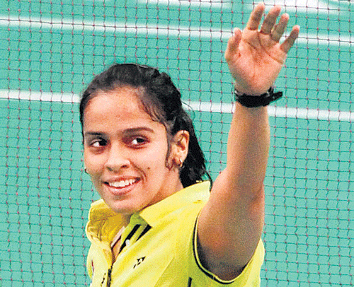 optimistic: An in-form Saina Nehwal is hoping to put up a good show at the big events lined up next year. pti