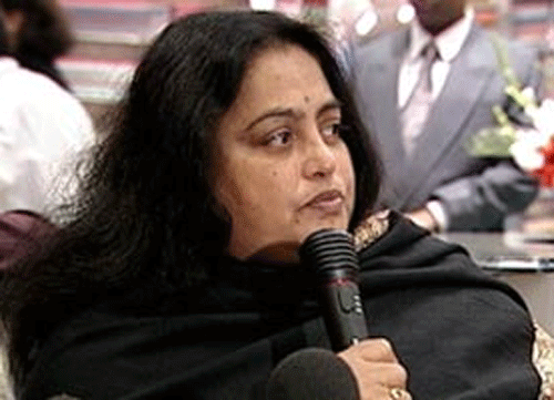 Slain Indian author Sushmita Banerjee. File photo
