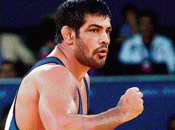 eager to strike: London Olympics silver medallist Sushil Kumar is confident of his fitness ahead of Budapest Wrestling Championships. AFP