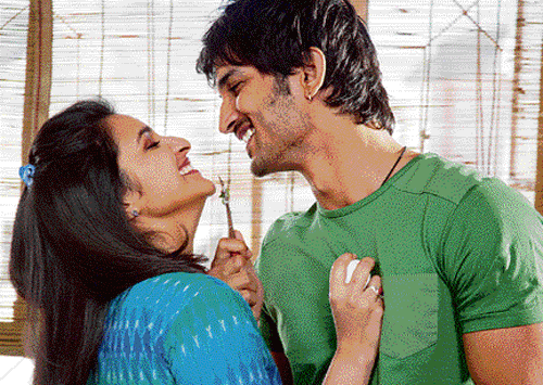 Sushant Singh Rajput and Parineeti Chopra in Shuddh Desi Romance