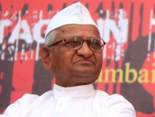 Hazare writes to PM on Lokpal, to launch another fast