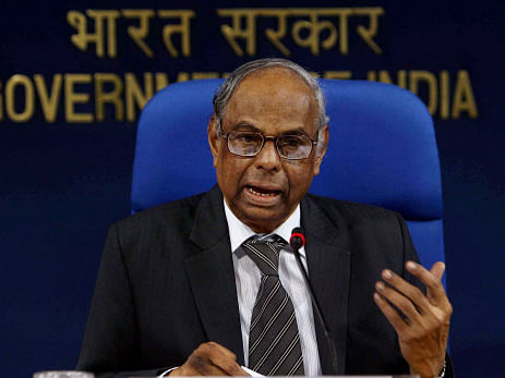 Chairman, Economic Advisory Council to the Prime Minister, C Rangarajan interacts with the media after releasing the Economic Outlook 2013-14, in New Delhi on Friday. PTI Photo