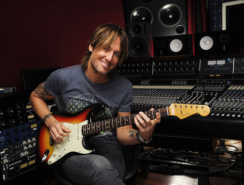 Keith Urban poses with a guitar. AP photo for representational purpose only.