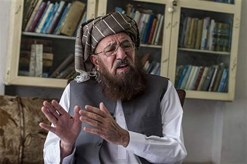 Maulana Sami ul-Haq, a Pakistani cleric and head of Daril Uloom Haqqania, an Islamic seminary and alma master of several Taliban leaders, talks during an interview, Reuters Image
