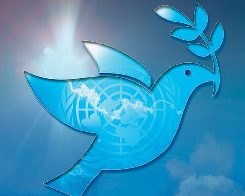 Wikipedia: logo of  International World Peace Day