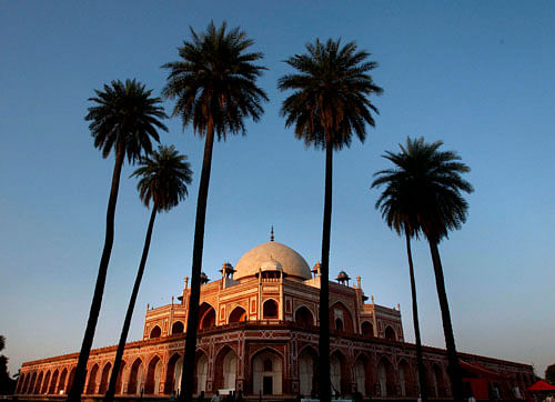A view of the Humayun's Tomb after the completion of restoration work, in New Delhi on Wednesday. PTI Photo