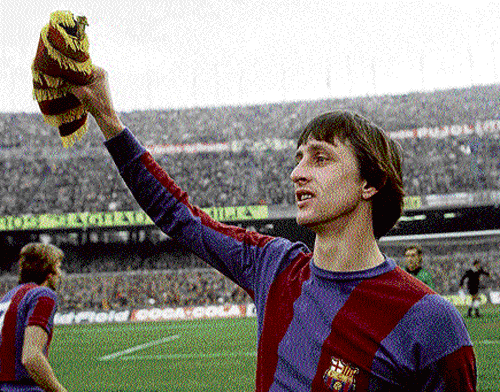 total class: Johan Cruyff's game underscored the belief that football need not be a sport of fixed positional play or stereotypical patterns.