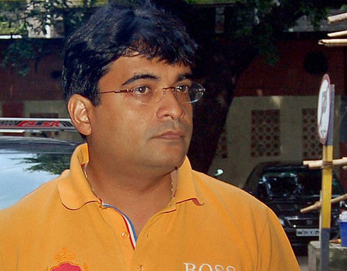 Chennai Super Kings' Gurunath Meiyappan arrives at the Esplanade court in Mumbai on Saturday in connection with IPL match fixing case. PTI Photo