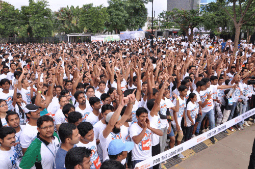 Wipro organised the eighth edition of the Spirit of Wipro Run on Sunday with the theme 'For the Long Run.'