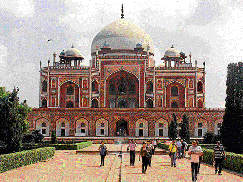 new The restored version of Humayun's Tomb is a grand site for its visitors.