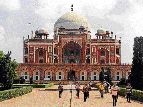 new The restored version of Humayun's Tomb is a grand site for its visitors.