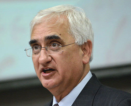 External Affairs Minister Salman Khurshid File Photo