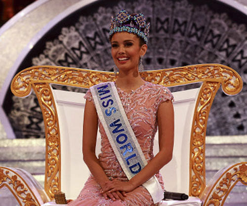 Miss World 2013 Megan Young of the Philippines smiles after being crowed, in Nusa Dua Reuters