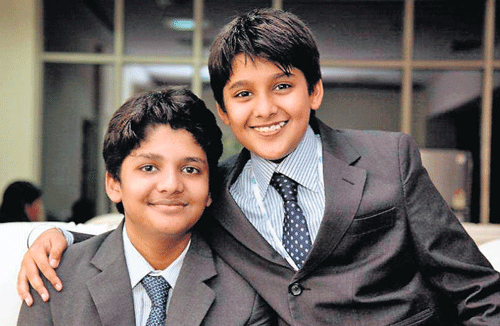 Shravan Kumaran (left) and Sanjay Kumaran