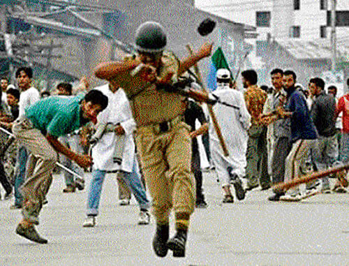 Crisis: A&#8200;scene from the film Inshallah Kashmir.