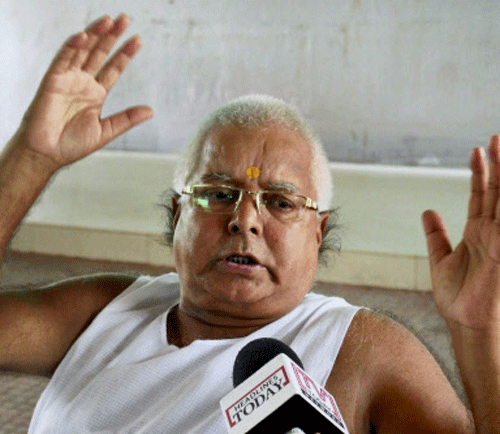 Lalu, now called Quaidi No 3312, wants cable connection in jail