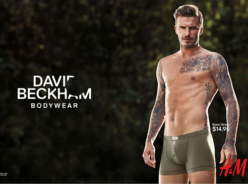 David Beckham SS13 Bodywear Collection for H&M advert