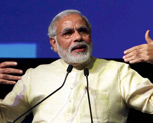 Toilets first, temples later, says Modi