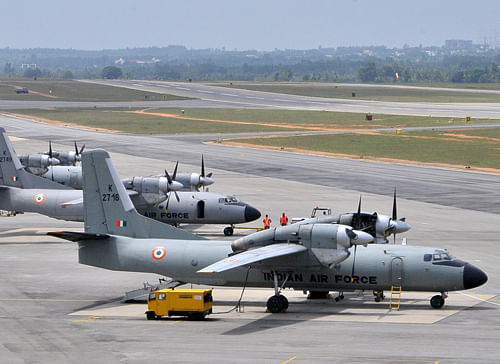 Yelahanka Air Base in Bangalore. DH Photo by B K Janardhan