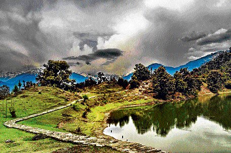 heaven on earth A breathtaking view of the Deoria Tal near Chopta.