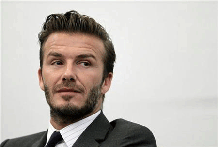 Former soccer player David Beckham. Reuters