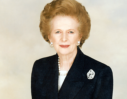 Margaret Thatcher. Wikipedia Image