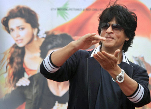 Bollywood actor Shahrukh Khan during a promotional event. PTI File photo