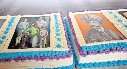 High Resolution Photo cakes on display at Food Mela, in Mysore. dh photos