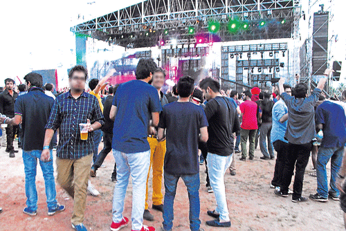 Avoidable: Incidents of bad behaviour are frequently seen at big concerts in the City.