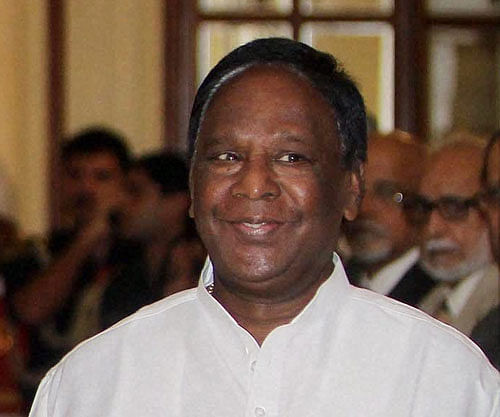 Narayanasamy (in pic) told reporters Thursday that it has been the stand of the government that allocations have been made to public sector undertakings and some private companies