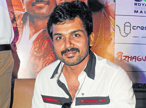 Actor Karthi DH PHOTO BY DINESH S K