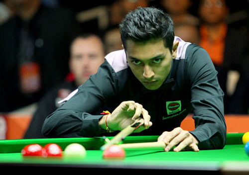 Aditya Mehta became the first Indian to reach the final of a ranking event with a 4-3 win over Scotland's Stephen Maguire at the Indian Open snooker tournament here today. DH File Photo.