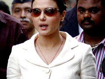Bollywood actress Preity Zinta today appeared before a lower court here and secured bail in a cheque-bouncing case that she is facing. PTI File Image.