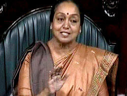 Lok Sabha Speaker Meira Kumar, File photo