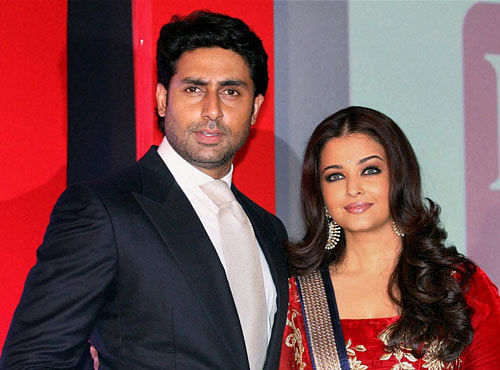 Famous bollywood couple Abhishek Bachchan and Aishwarya Rai Bachchan during an event. PTI File Photo