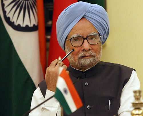 Manmohan Singh had approved allocation of coal block to Hindalco on the basis of merits, says PMO. AP photo
