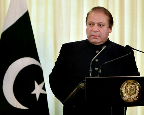 Ahead of his meeting with President Barack Obama, Pakistan Prime Minister Nawaz Sharif (in pic) today sought US intervention in resolving the Kashmir issue. AP Photo