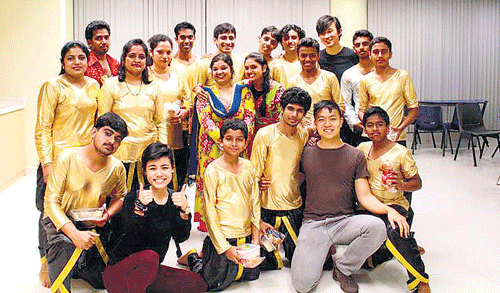 talented: The theatre troupe from India.