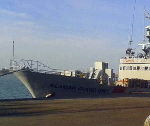U.S.-owned ship MV Seaman Ohio detained at the Tuticorin port in Tamil Nadu. File AP Photo