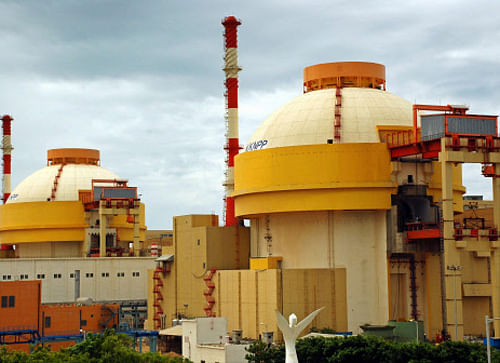 The controversy ridden Kudankulam Nuclear Power Plant (KNPP) in Tamil Nadu generated 160 MW power at its first unit after it was synchronised with a power grid in the early hours of Tuesday. PTI File Photo.
