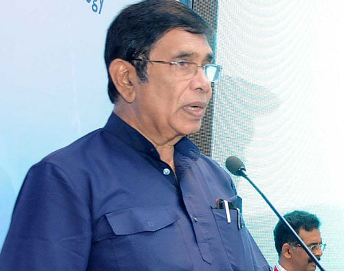 Union Minister for Transport, Road and Highways Oscar Fernandes. DH photo