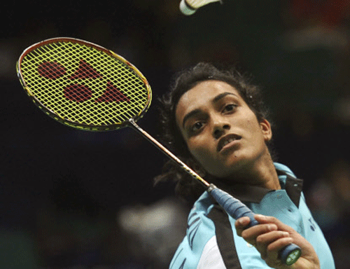 World number 10 Sindhu defeated the Korean, who ousted Saina Nehwal at the Denmark Open last week, 21-8 21-12 in just 29 minutes. AP photo